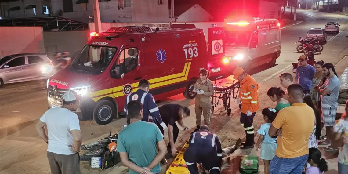 Acidente em Epitaciolândia deixa motociclista ferido