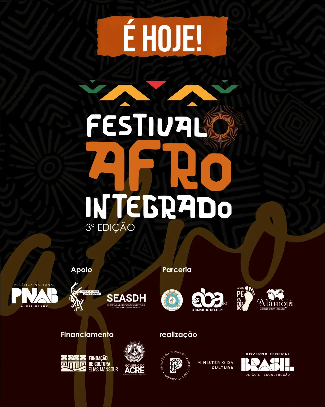 Ellen Oléria é atração principal do Festival Afro Integrado; cantora gravou vídeo na capital