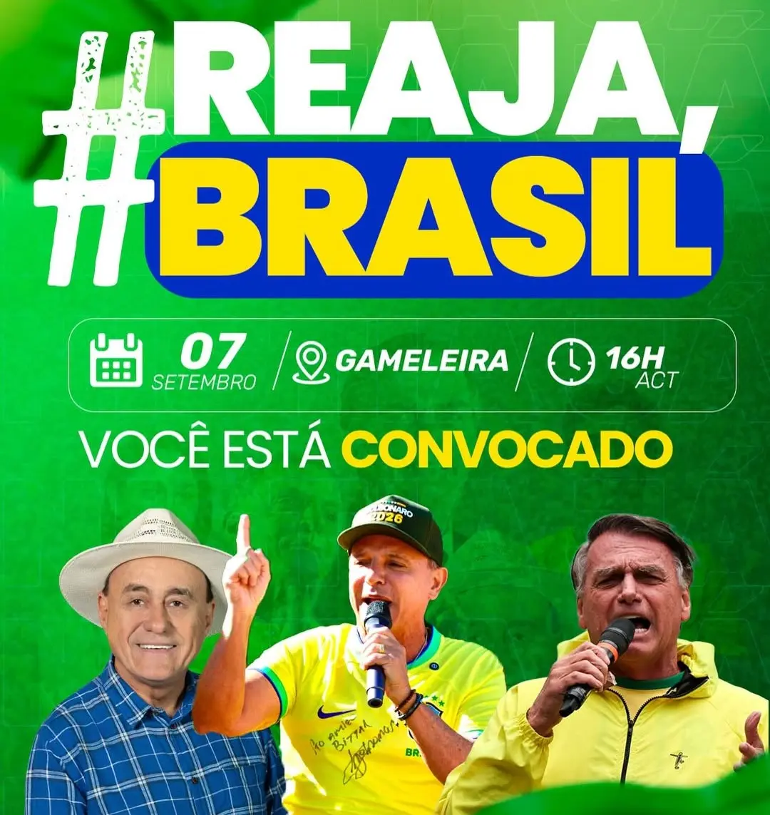 Bocalom e Márcio Bittar convocam ato por anistia a Bolsonaro e presos do 8 de janeiro