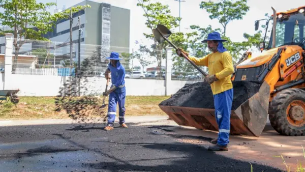 Prefeitura de Rio Branco avança com asfaltamento no bairro Portal da Amazônia