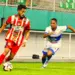 João Hassem tenta se desvencilhar da marcação de Pedro Careca em jogo anterior à semifinal (Foto/Manoel Façanha)