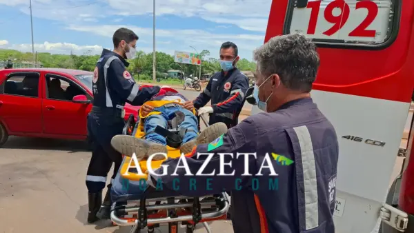 Homem é atropelado na Amadeo Barbosa e sofre traumatismo craniano