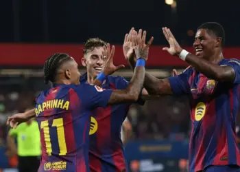 O Barcelona venceu o Valencia por 6 a 0 (Foto: Lluis Gene | AFP)