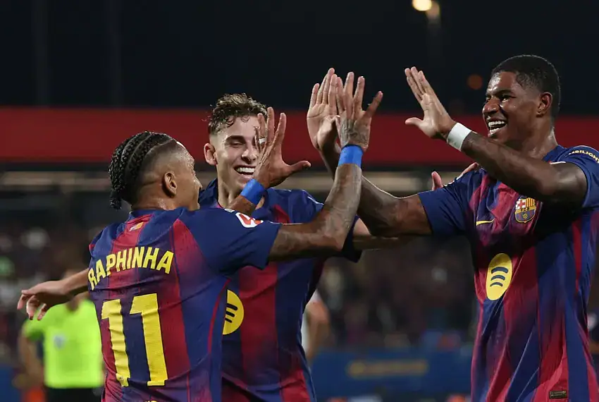 O Barcelona venceu o Valencia por 6 a 0 (Foto: Lluis Gene | AFP)