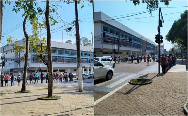 Moradores da Sobral bloqueiam rua em frente à prefeitura e exigem melhorias no bairro