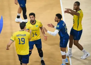 Brasil estreia no Mundial de vôlei com vitória de 3x1 (Foto: Divulgação Volleyball World)