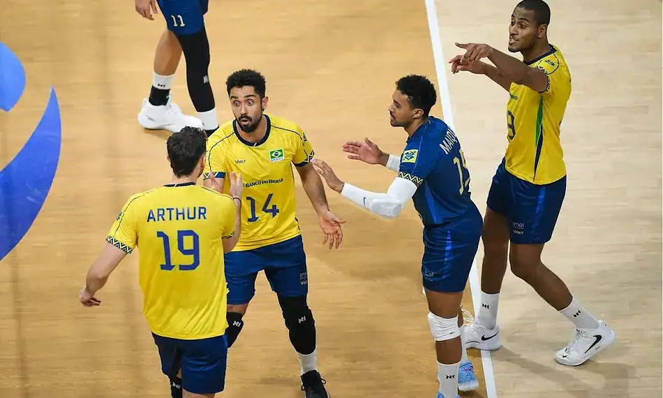 Brasil estreia no Mundial de vôlei com vitória de 3x1 (Foto: Divulgação Volleyball World)