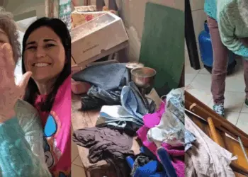 Rejane Schumann foi resgatada no início de setembro em situação precária  • Instagram/Deisi Facli