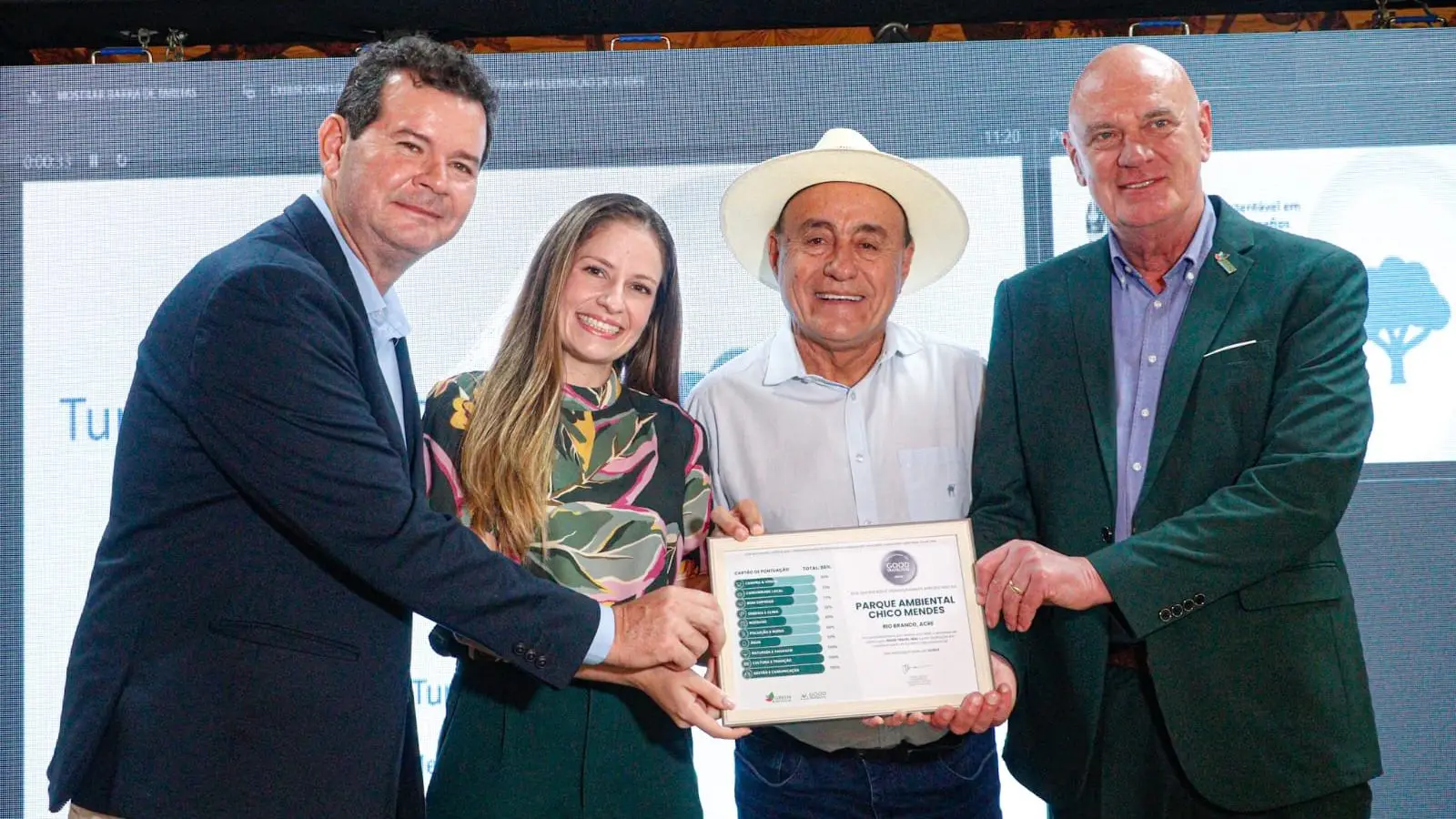 Parque Chico Mendes recebe certificação Good Travel Destinations com Selo Prata