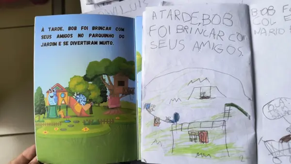 Aos 7 anos, menino autista estreia livro sobre amizade e comida saudável