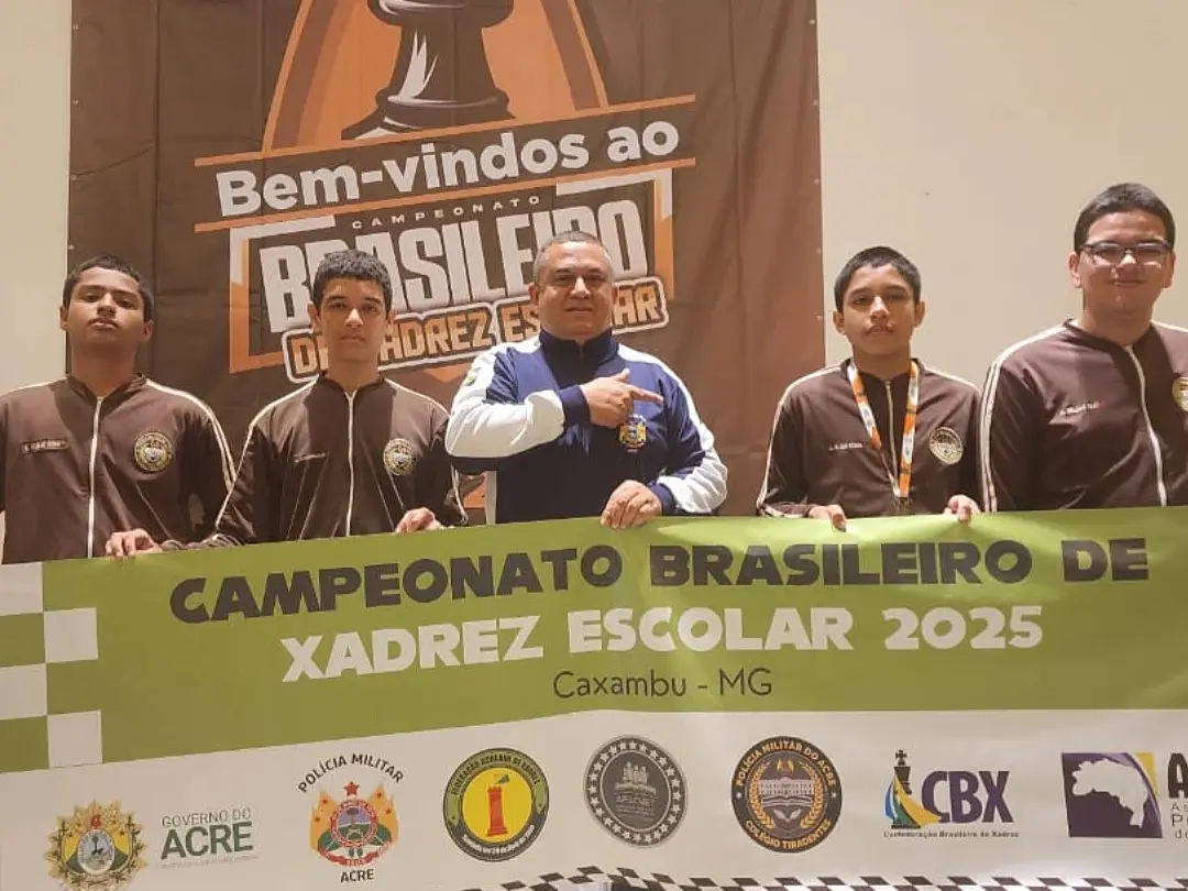 Acreano de 12 anos conquista pódio no Campeonato Brasileiro de Xadrez Escolar