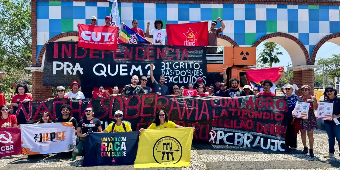 Em Rio Branco, 31º Grito dos Excluídos denuncia desigualdades sociais