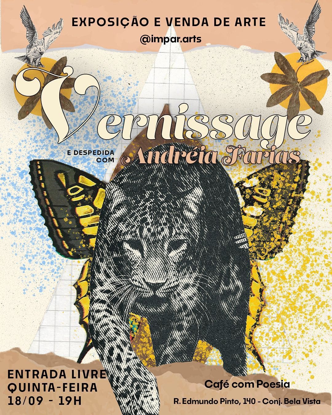 Artista acreana realiza exposição de colagens nesta quinta-feira, em Rio Branco