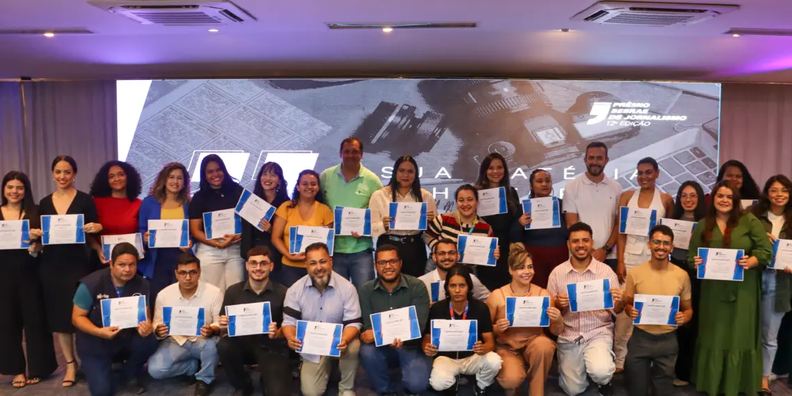 Profissionais de comunicação do Acre ganham destaque no 12º Prêmio Sebrae de Jornalismo