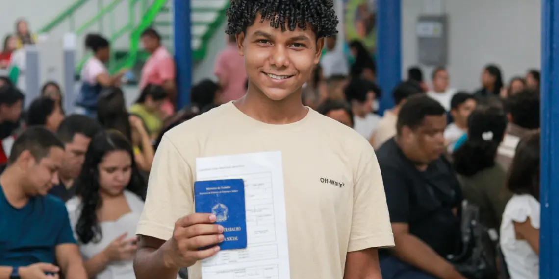 jovem, em
