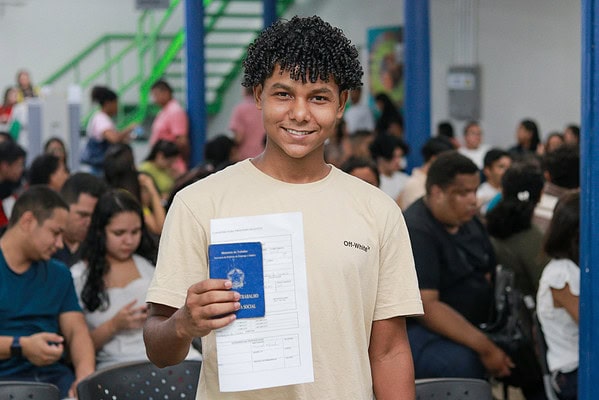 jovem, em