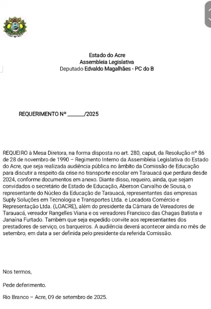 Edvaldo denuncia paralisação de serviços e falta de aulas em escolas rurais 2 Edvaldo denuncia paralisação de serviços e falta de aulas em escolas rurais