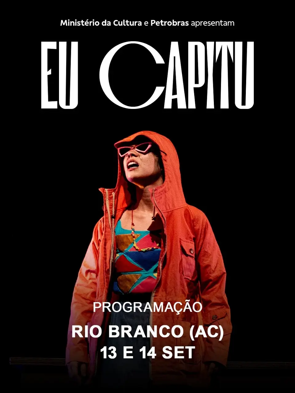 ‘Eu Capitu’: espetáculo chega à capital acreana para provocar reflexões pelo olhar feminino no teatro