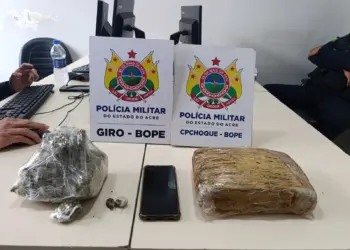 Polícia apreende mais de 1,5 kg de maconha e prende jovem no bairro Alto Alegre