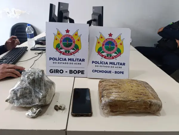 Polícia apreende mais de 1,5 kg de maconha e prende jovem no bairro Alto Alegre