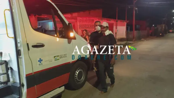 Homem é ferido com pedaço de espelho no pescoço após discussão em Rio Branco