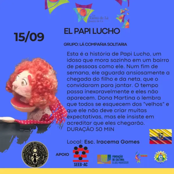 Festival internacional de teatro chega à sua 5ª edição no Acre; confira a programação 1 Festival internacional de teatro chega à sua 5ª edição no Acre; confira a programação