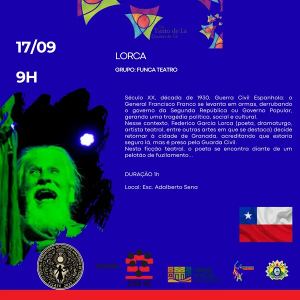 Festival internacional de teatro chega à sua 5ª edição no Acre; confira a programação 6 Festival internacional de teatro chega à sua 5ª edição no Acre; confira a programação