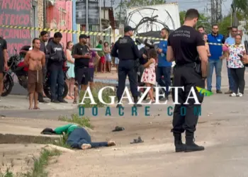 Criminoso morre após apontar pistola para policiais no Segundo Distrito de Rio Branco