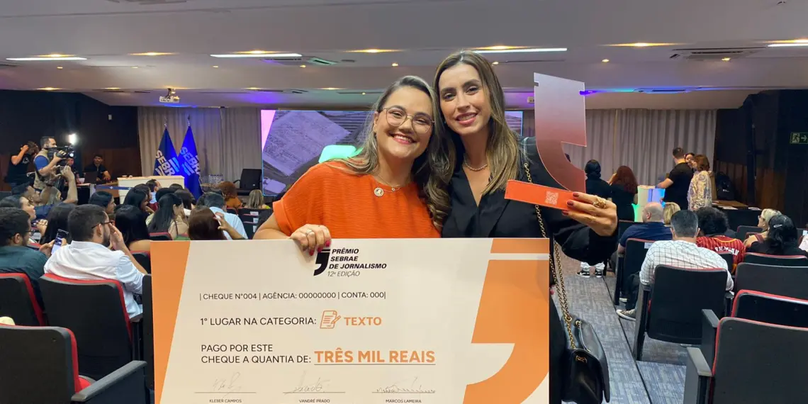 Jornalista Tácita Muniz e diretora comercial da Gazeta, Paula Matinello - Foto: Cedida
