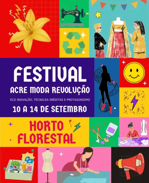 Acre Moda Revolução promove encontro de 5 dias no Horto Florestal em Rio Branco