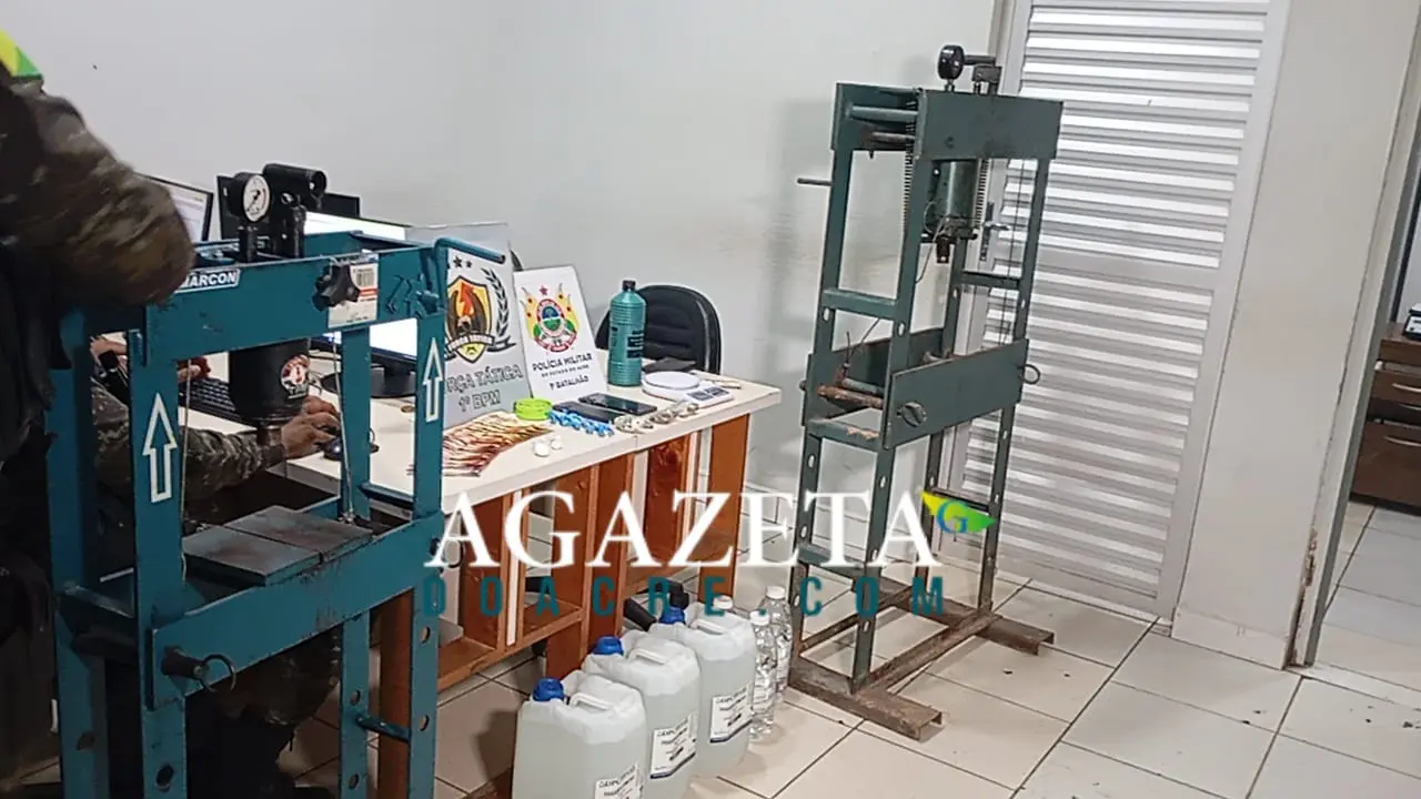 Polícia fecha laboratório de drogas e prende dois homens no Bairro Eldorado
