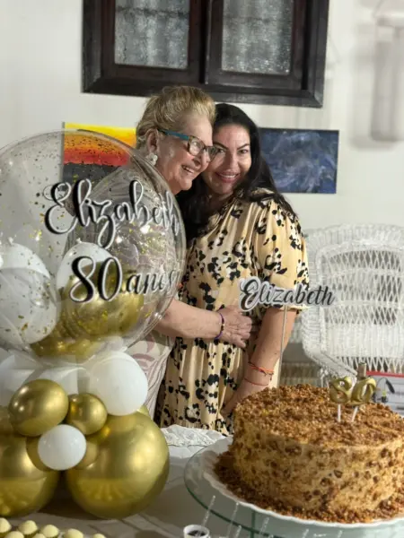 A dama Elizabeth Lima celebrou seus 80 anos no último dia 12 de setembro