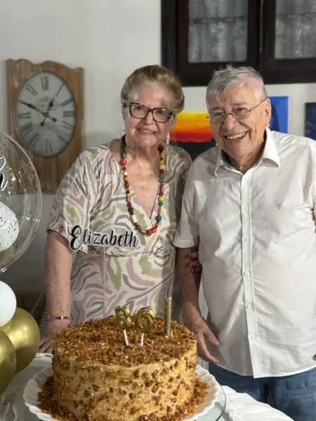 A dama Elizabeth Lima celebrou seus 80 anos no último dia 12 de setembro