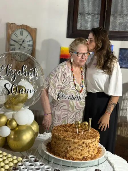 A dama Elizabeth Lima celebrou seus 80 anos no último dia 12 de setembro
