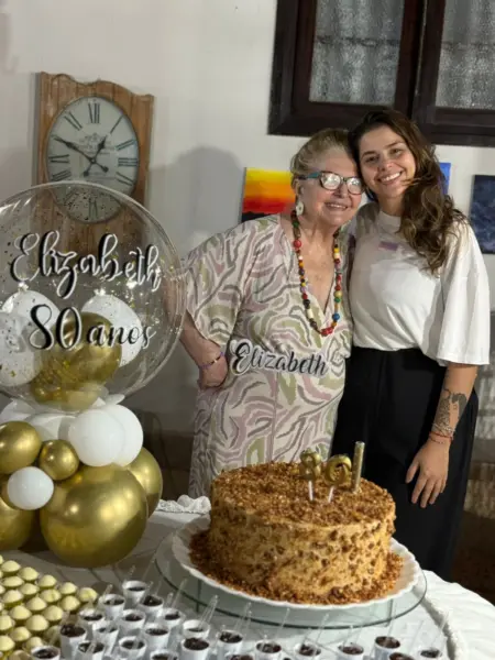 A dama Elizabeth Lima celebrou seus 80 anos no último dia 12 de setembro