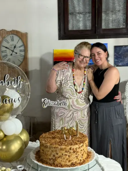 A dama Elizabeth Lima celebrou seus 80 anos no último dia 12 de setembro