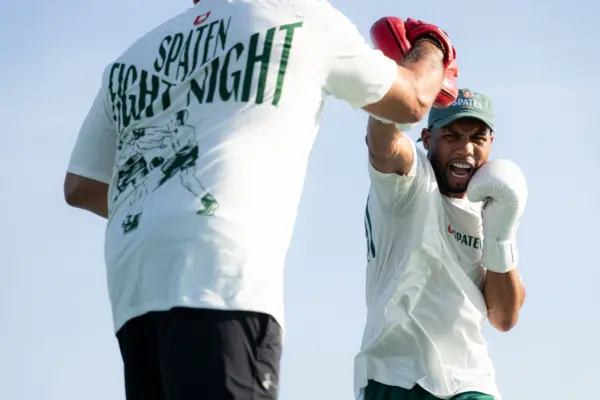 Treino nas alturas! Spaten leva lutadores para topo de edifício ícone no Rio de Janeiro para coroar preparação para o Spaten Fight Night 2 com vista deslumbrante