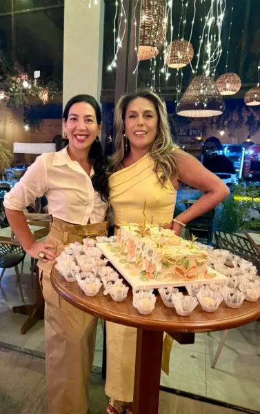 A pecuarista Girlane Vasconcelos celebrou seu aniversário em reunião intimista no restaurante Jarude