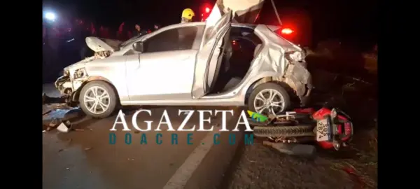 Acidente envolvendo 3 veículos mata mestre da Maçonaria e deixa 2 feridos no Acre
