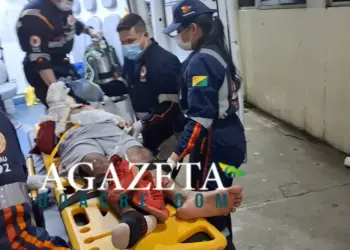 Motociclista sofre acidente e é intubado após bater em poste em Rio Branco