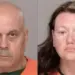 Heather Cross, de 49 anos, e Darcy Cross, de 57, foram presos em Minnesota (EUA), acusados de homicídio culposo — Foto: Reprodução
