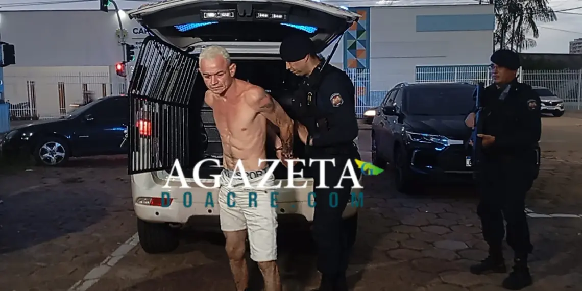 Detento monitorado por tornozeleira é preso com drogas após perseguição em Rio Branco