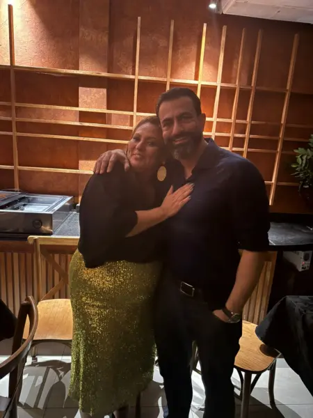 Gabriela Monteiro festejou a chegada de seus 40 anos ao lado de familiares e amigos no último sábado