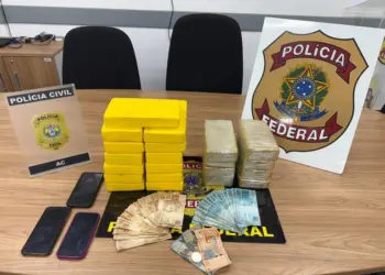Polícia Federal prende três mulheres e apreende 21 kg de cocaína no interior do Acre