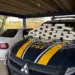 Polícia Rodoviária Federal apreende 30 kg de skunk escondidos em carro