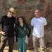 Acklas (à esquerda), a gestora da Unidade de Conservação (UC) Refúgio da Vida Silvestre (REVS) Serra das Aroeiras, Amélia Corrêa Passos, e o produtor Beto Luz, em uma das etapas da expedição— Foto: Arquivo pessoal