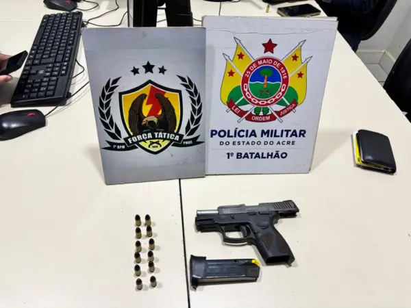 Homem é detido por porte ilegal de arma de fogo em Rio Branco