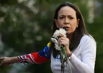 Conselho da Paz da Noruega cancela cerimônia do Nobel dedicada a María Corina Machado 2 Foto: FEDERICO PARRA / AFP