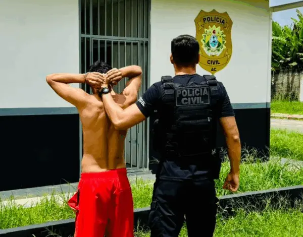 Homem é preso acusado de tortura e ligação com facção criminosa no AC 1 Homem é preso acusado de tortura e ligação com facção criminosa no AC