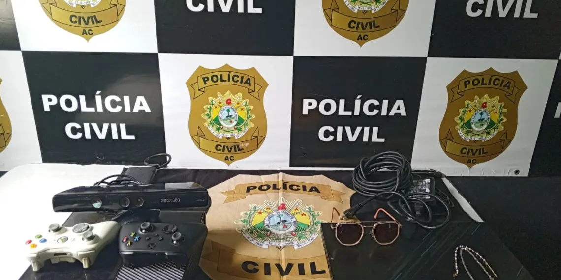 Homem é identificado após furto em casa de Cruzeiro do Sul; bens avaliados em mais de R$ 6 mil são recuperados 1 Foto: Arquivo/PCAC